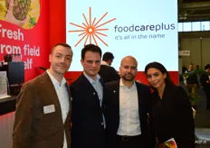 Steve Alaerts, Steve Grosjean, Diego Barriga en Firdaouss Amezian van Foodcareplus